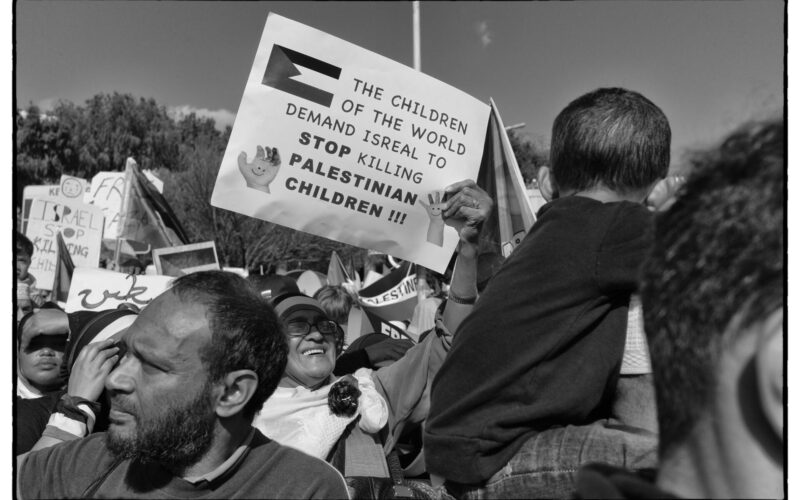 Israel Palestine protest march, Cape Town