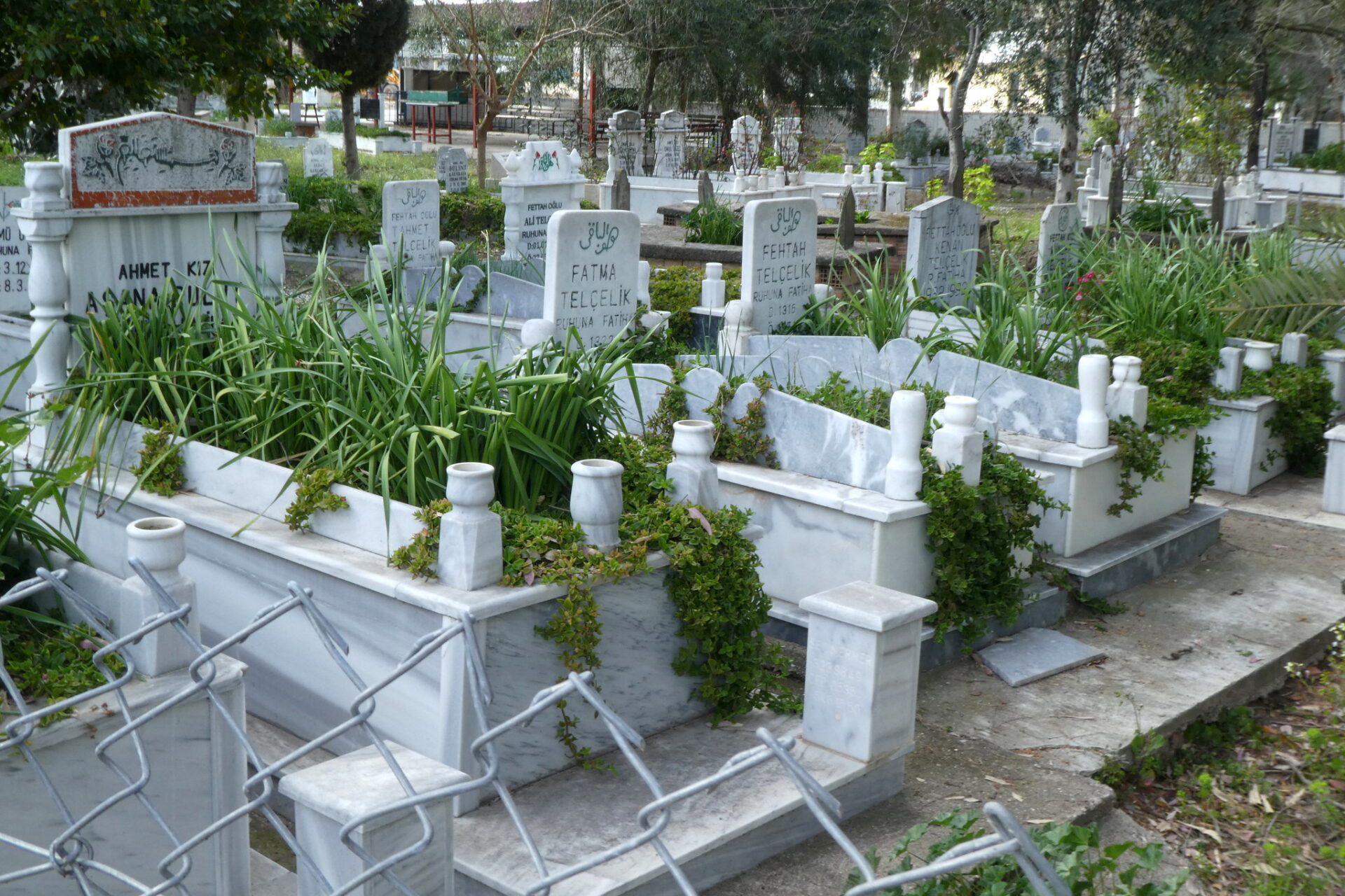 Turkey Antalya Walk to Özlü Muslim graveyard