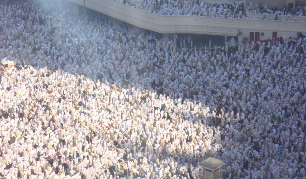 pilgrims during hajj