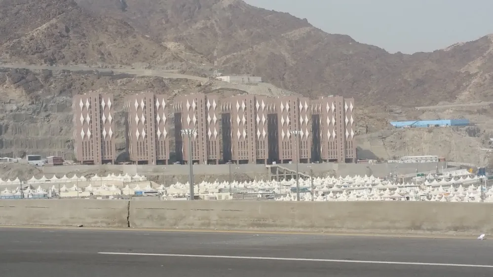 towers in mina saudi arabia