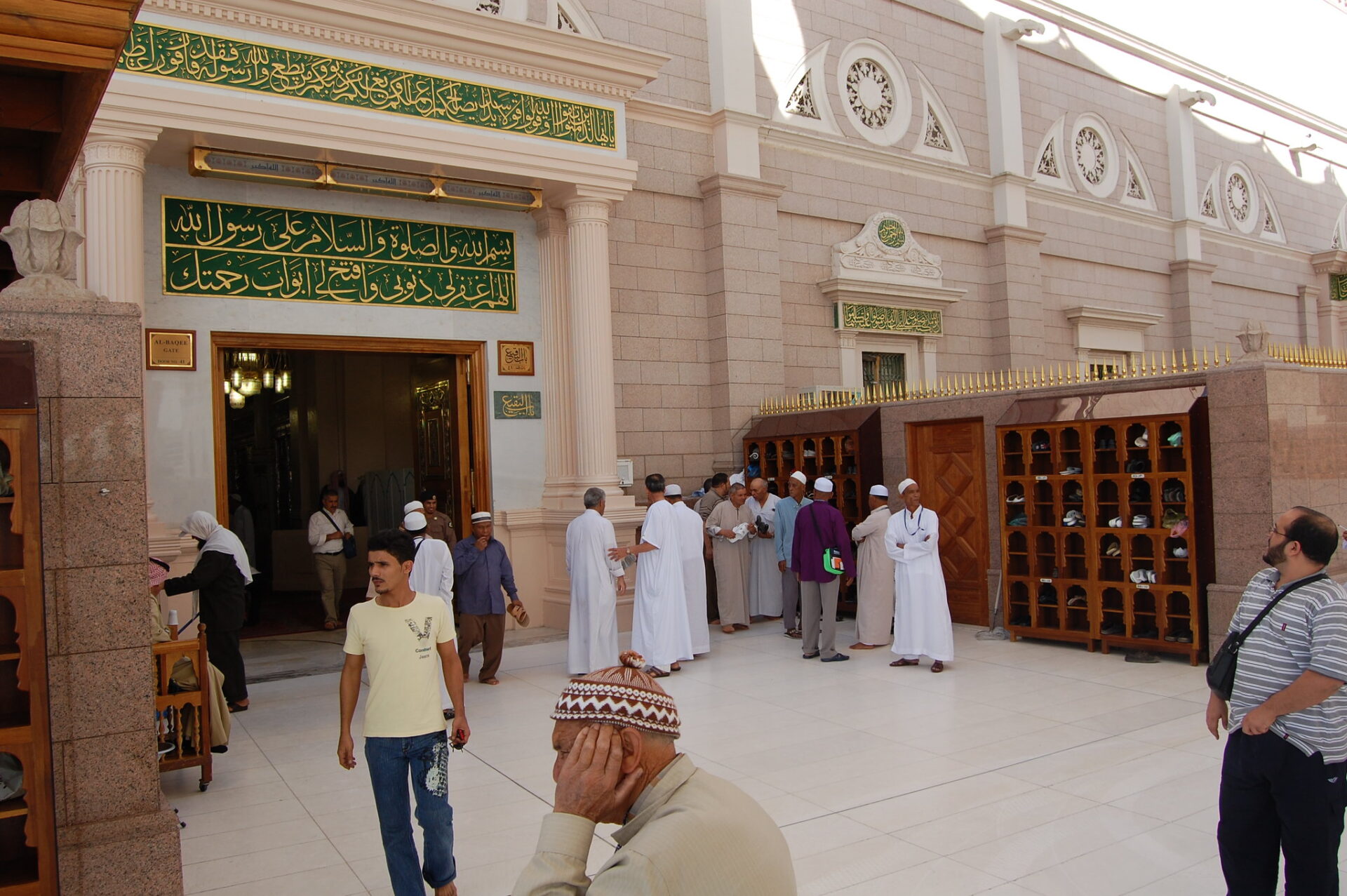 Gate of Rawdah (tomb of the Prophet in Al Masjid al Nabawi