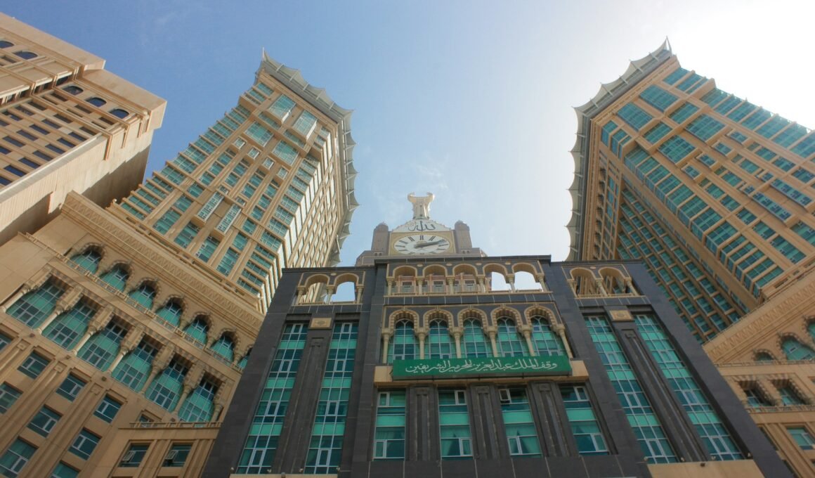clock tower makkah close up