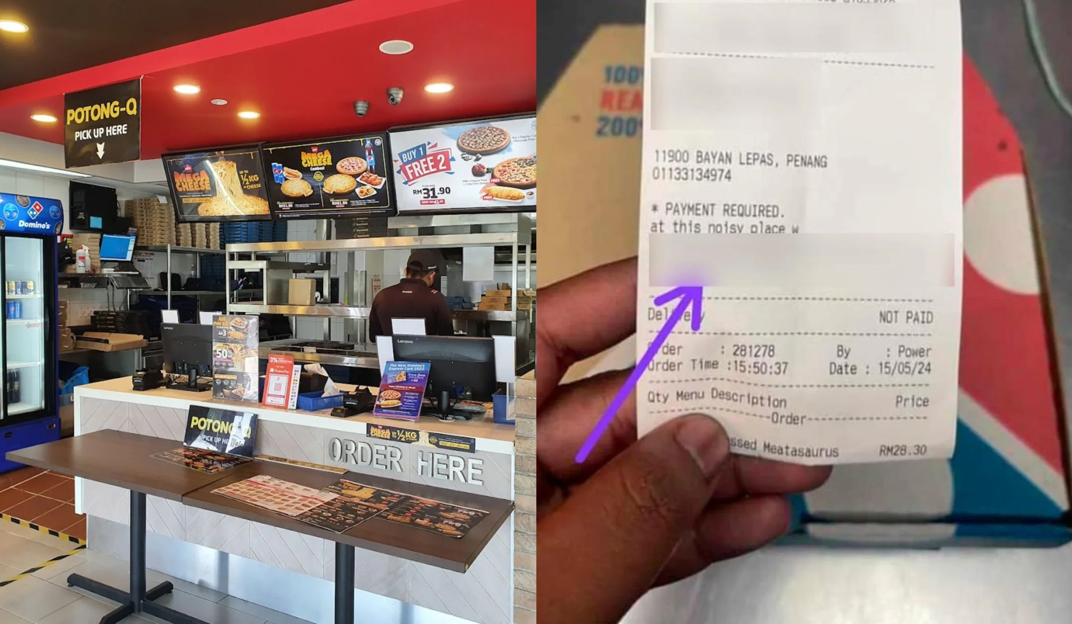 Domino’s Malaysia Gives Receipt Insulting Islam