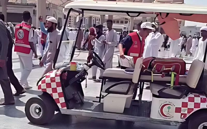 medical cart in masjid an nabawi