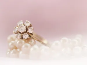 ring, gold, pearls