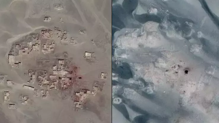 mosque destruction before and after xinjiang