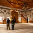 praying in a beautiful mosque