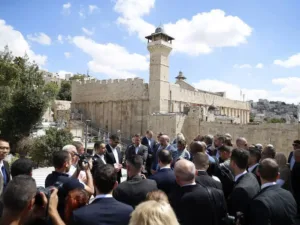 Ibrahimi Mosque in the city of Hebron