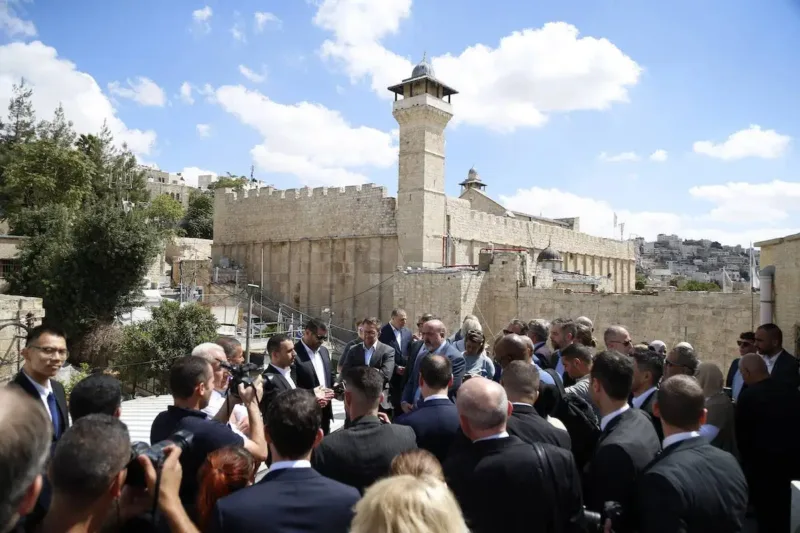 Ibrahimi Mosque in the city of Hebron