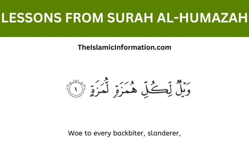 LESSONS FROM SURAH Al Humazah