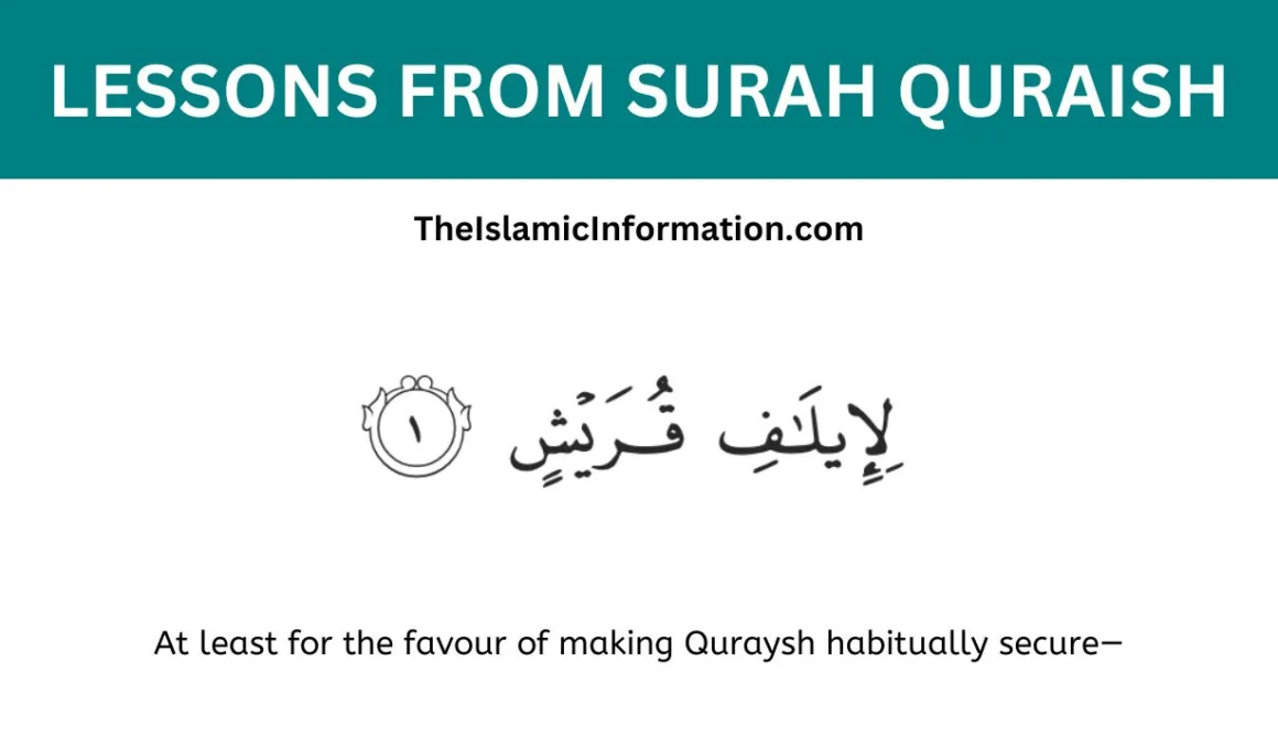 LESSONS FROM SURAH Quraish