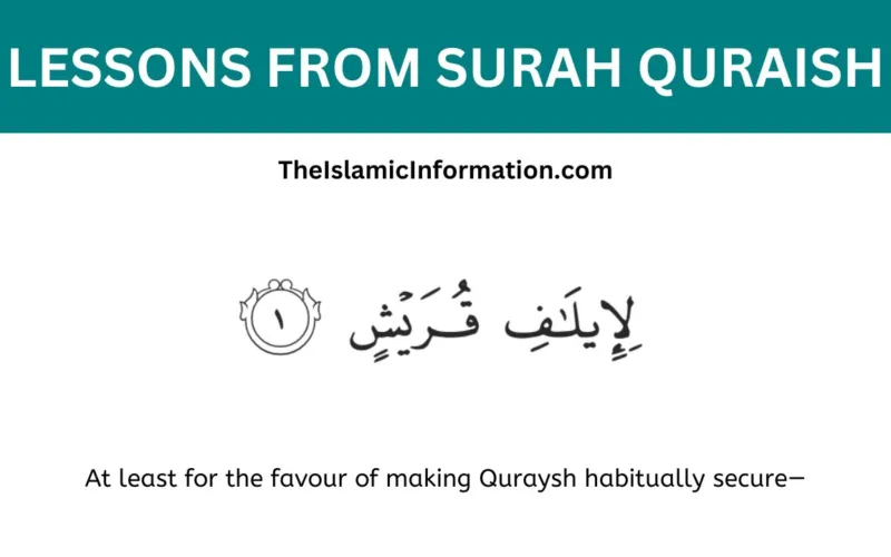 LESSONS FROM SURAH Quraish