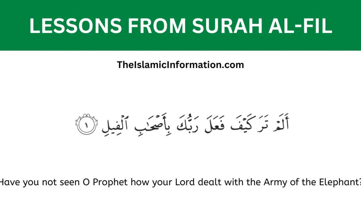 LESSONS FROM SURAH al fil