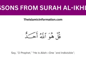 LESSONS FROM SURAH al ikhlas