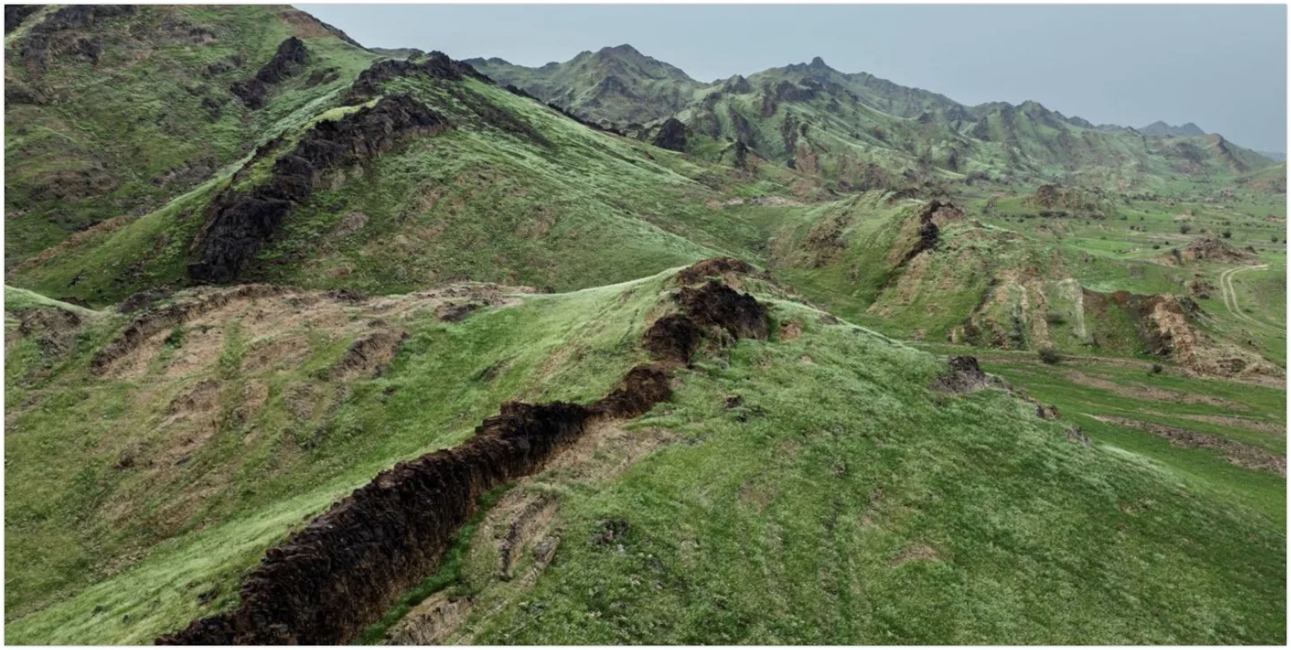 makkah mountains green after rain 2024