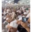 man chanting slogans prophet's mosque