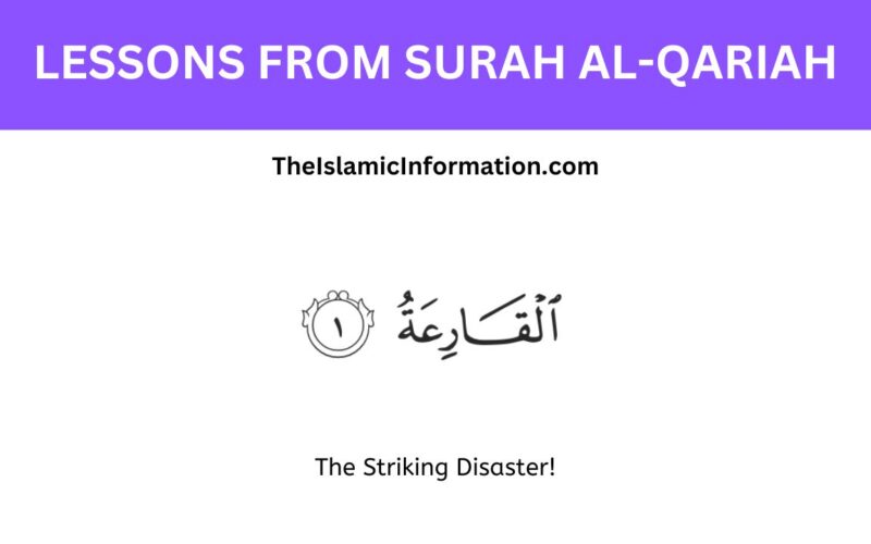 LESSONS FROM SURAH Al qariah