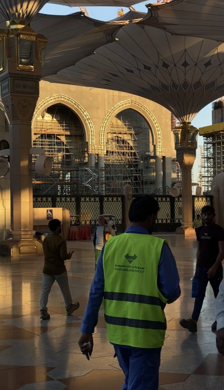 Scaffolding Removed Prophet Mosque Expansion 1