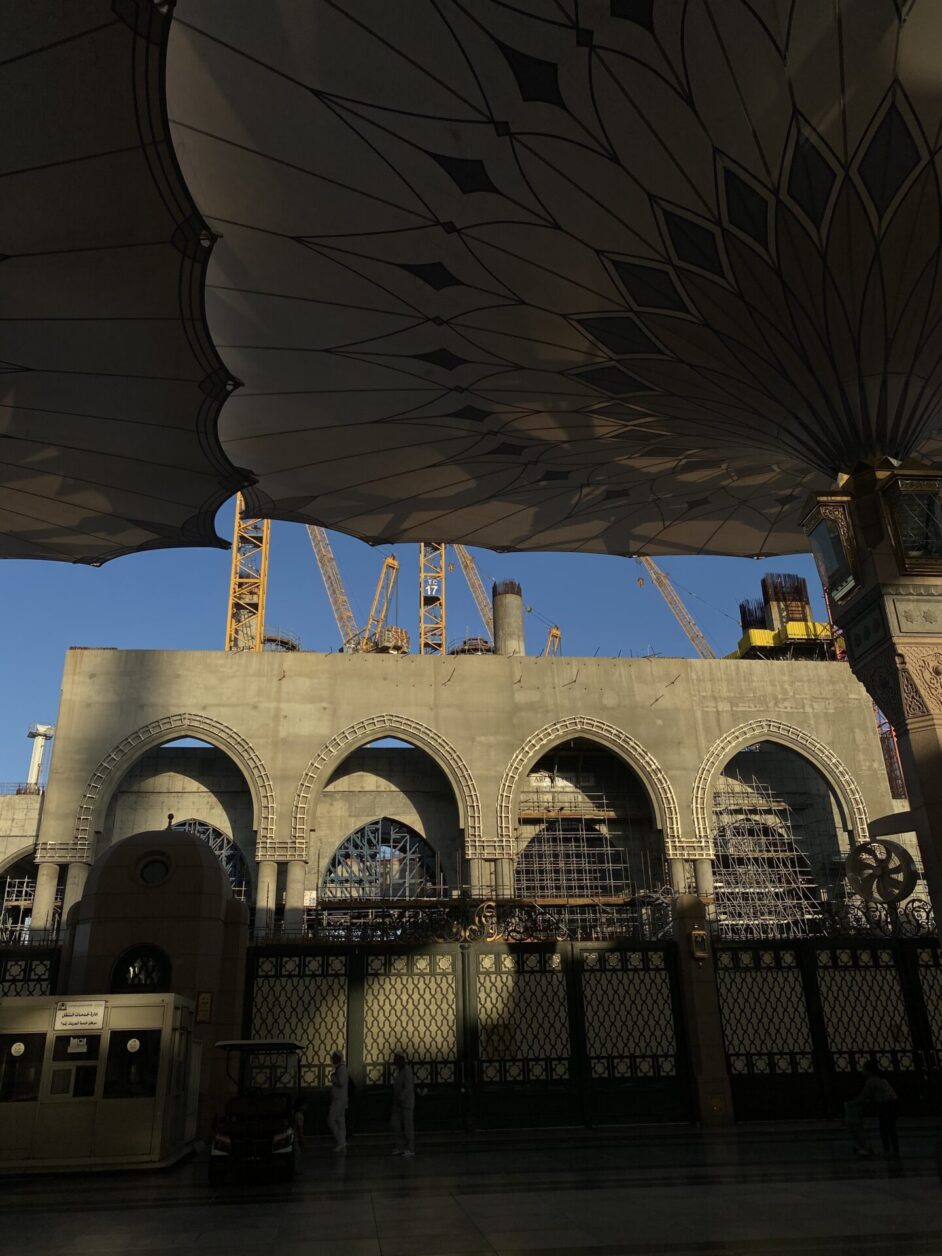 Scaffolding Removed Prophet Mosque Expansion 3