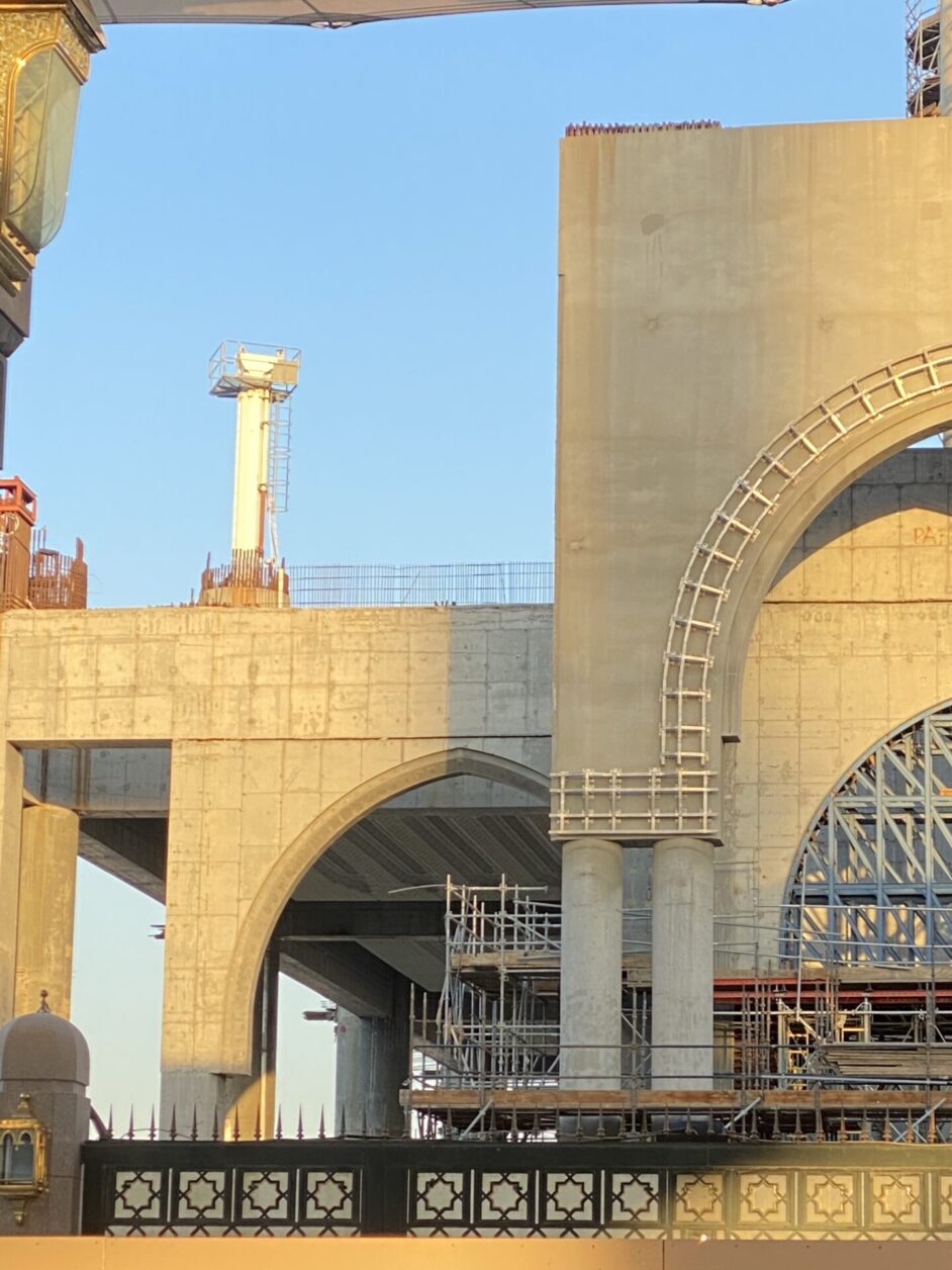 Scaffolding Removed Prophet Mosque Expansion 4