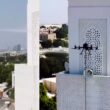 drones clean minarets dubai mosque