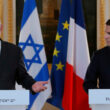 netanyahu with macron