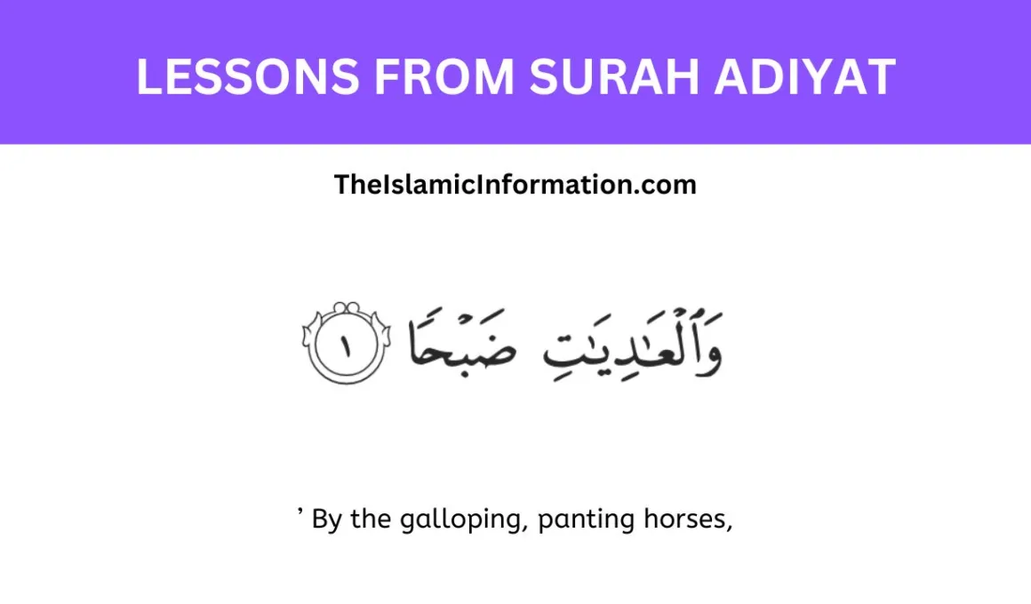 LESSONS FROM SURAH Adiyat