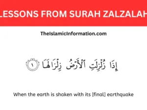 LESSONS FROM Surah Zalzalah