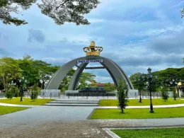 Sultan Johor Crown Royal Arc in Laman Ledang Tangkak