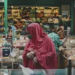 malay Woman, Face mask, Market