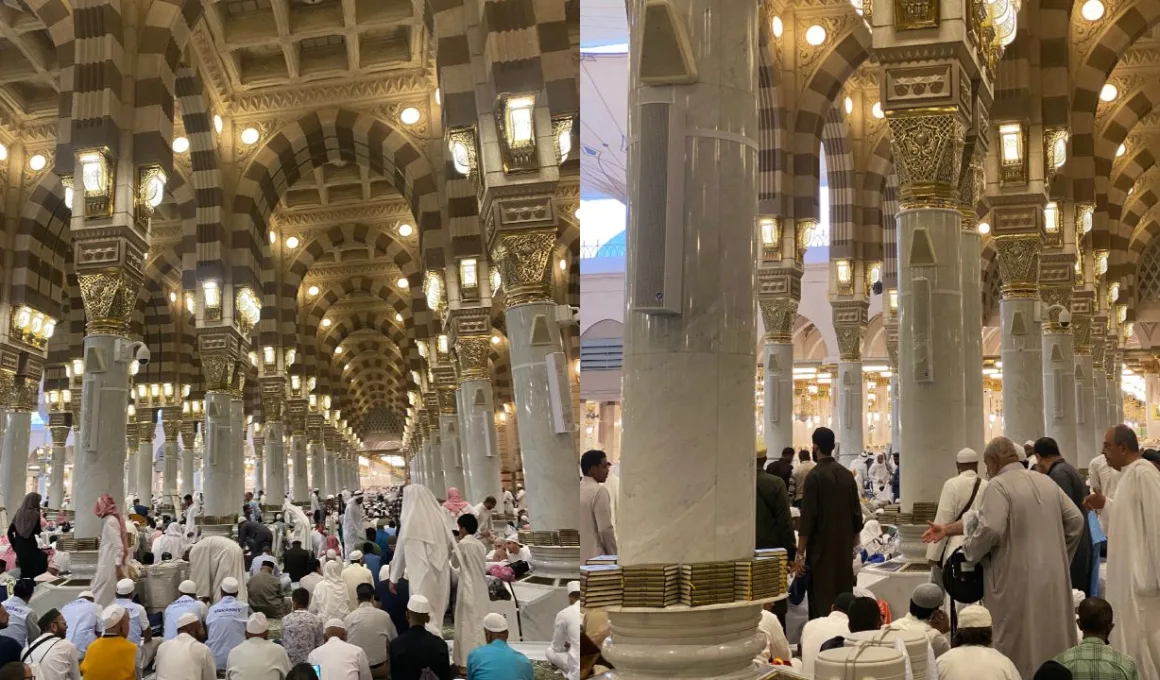 inner masjid an nabawi courtyard opens 2024