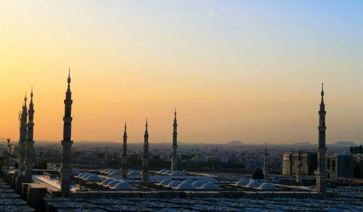 masjid an nabawi dusk time