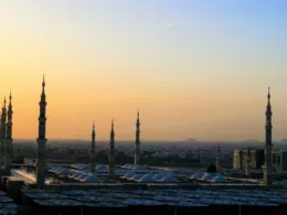 masjid an nabawi dusk time