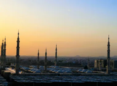 masjid an nabawi dusk time