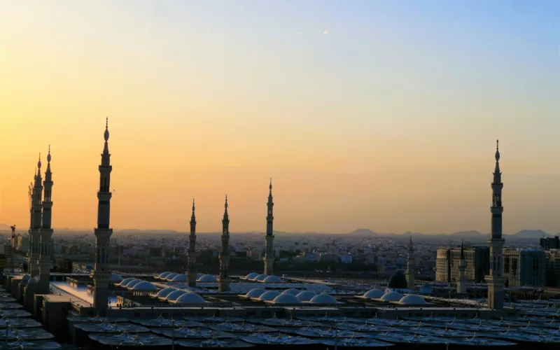 masjid an nabawi dusk time