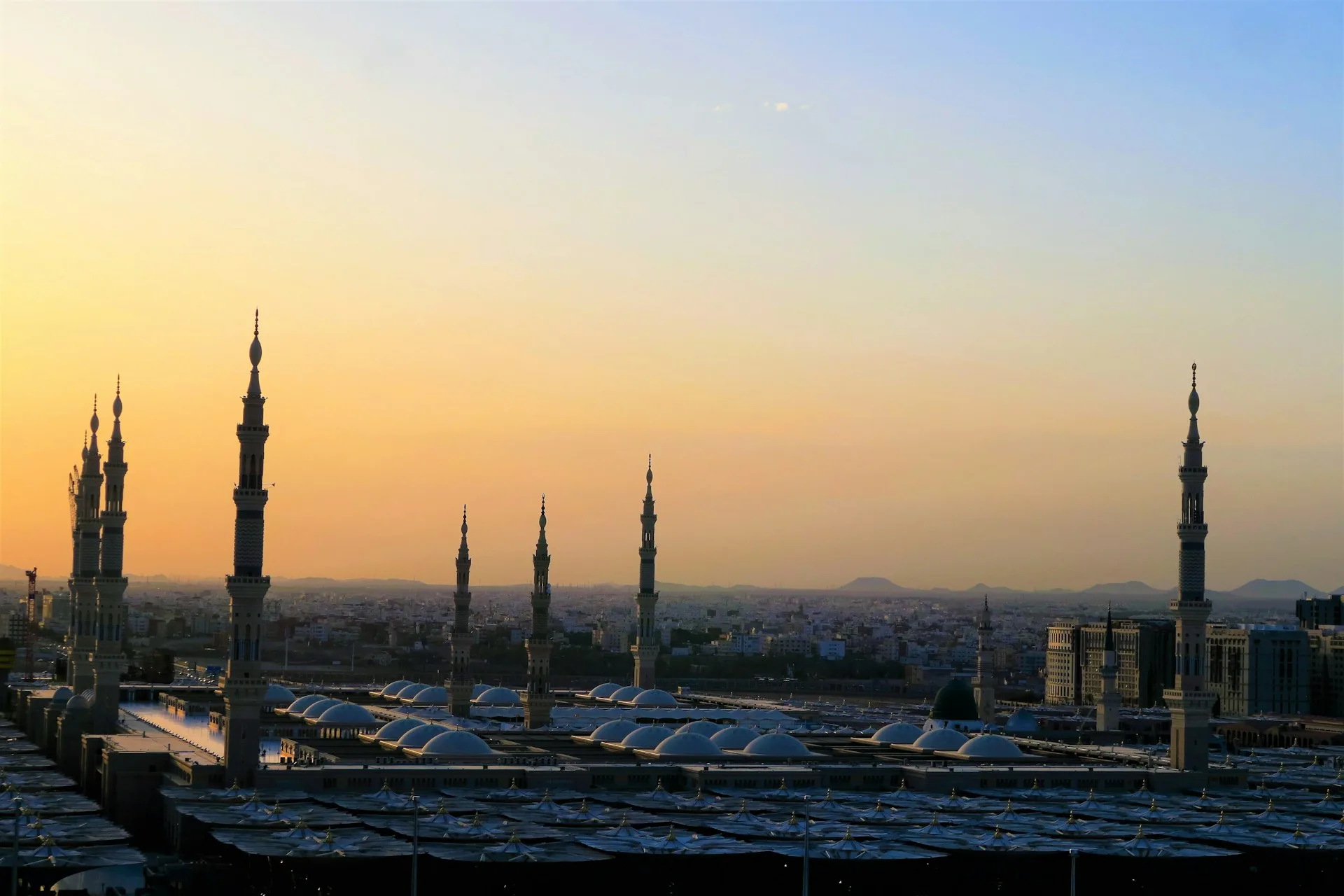 masjid an nabawi dusk time