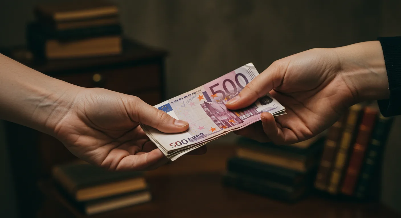 giving money