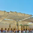 open umbrellas prophet's mosque 2024