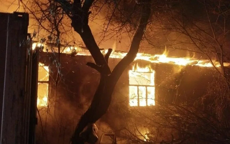 fire mosque in Sokuluk, Kyrgyzstan