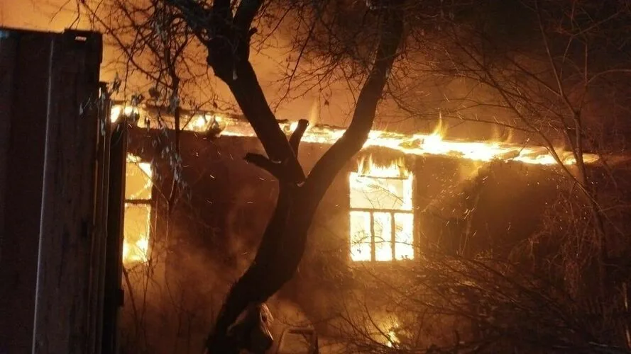 fire mosque in Sokuluk, Kyrgyzstan