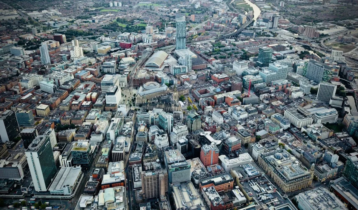 An Aerial Shot of the City of Manchester