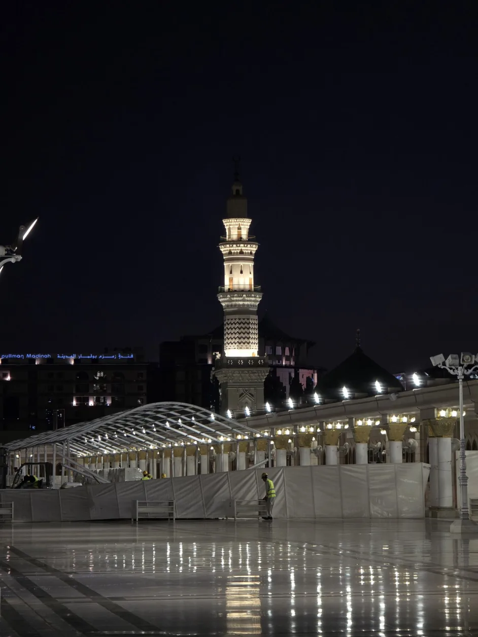 New Canopy Being Constructed at Masjid an Nabawi Rooftop 3