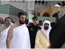 Syrian President Ahmed Al Sharaa performing Umrah