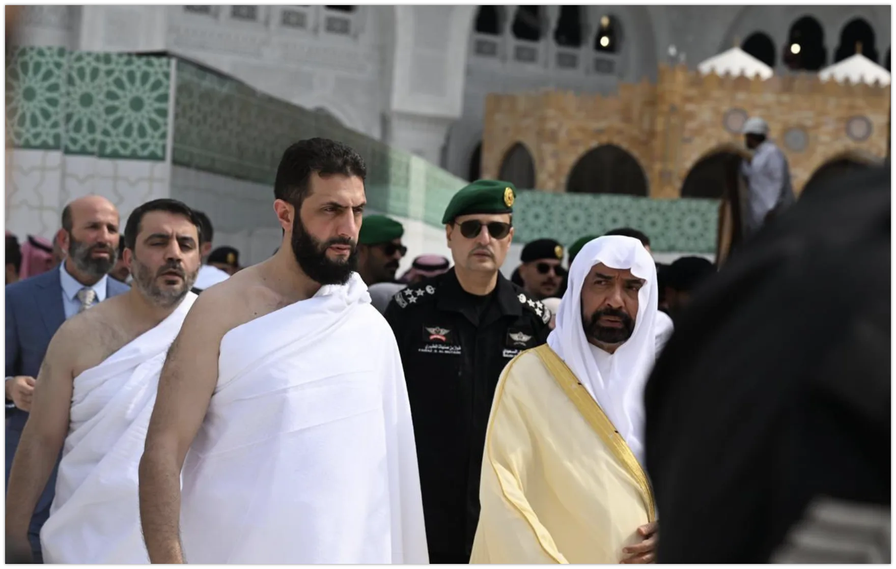 Syrian President Ahmed Al Sharaa performing Umrah