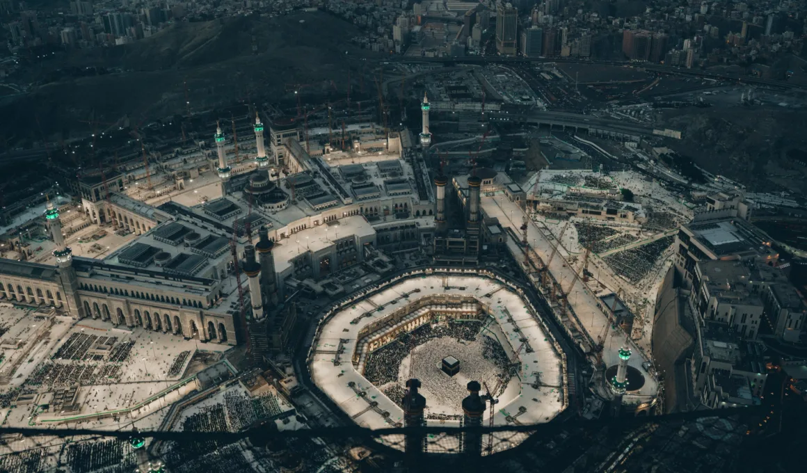 masjid al haram aerial photo 2025