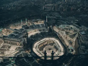 masjid al haram aerial photo 2025