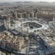 mecca aerial shot AI generated