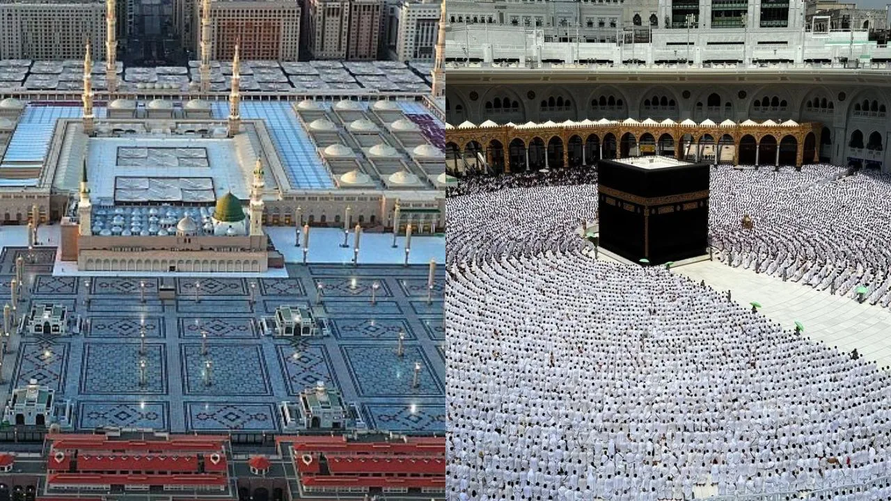 Eid Al Fitr 2025 Prayer at Masjid al Haram and Nabawi