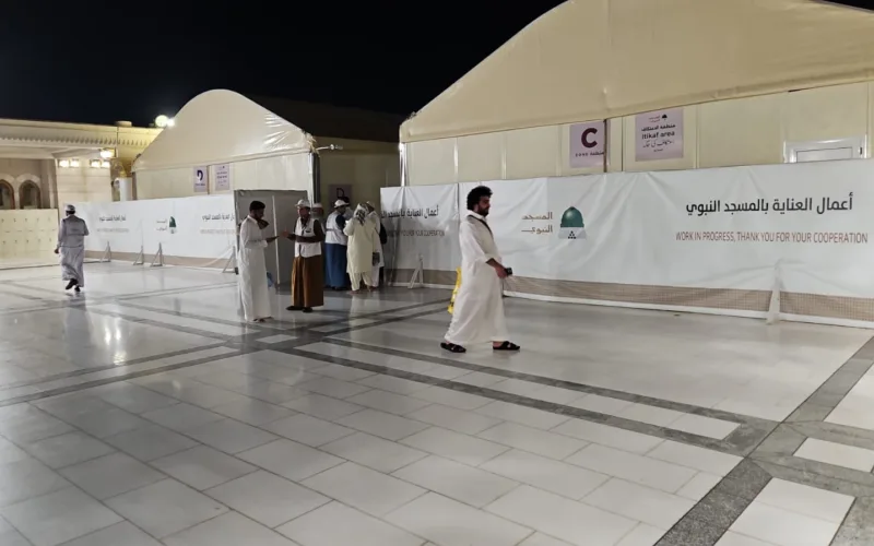 ITIKAAF LOCATION MASJID NABAWI 2025