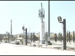 namirah mosque trees installation
